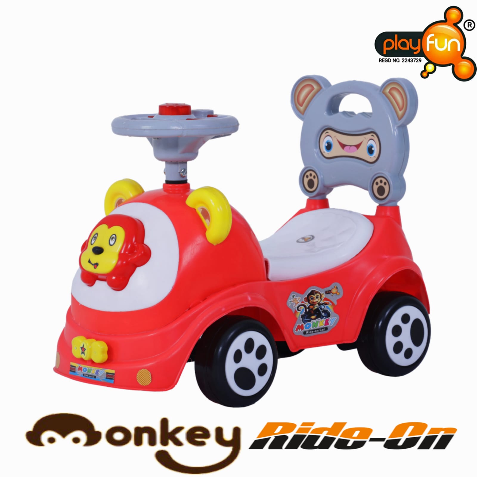 Monkey Ride-On Car